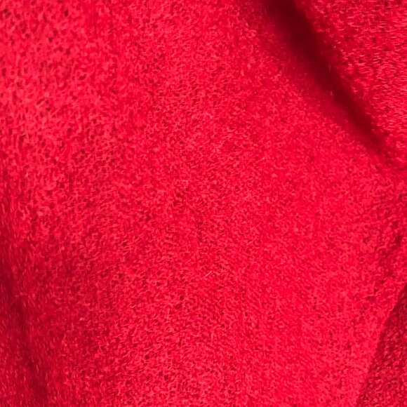 Vintage Dana Buchman Mohair wool sleeved shawl Red XS/S - Picture 9 of 9